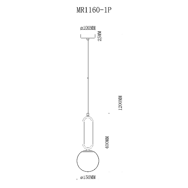 Подвесной светильник MyFar Pierre MR1160-1P