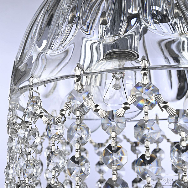 Подвесной светильник Bohemia Ivele Crystal 5478/22 Ni Clear/M-1H Leafs