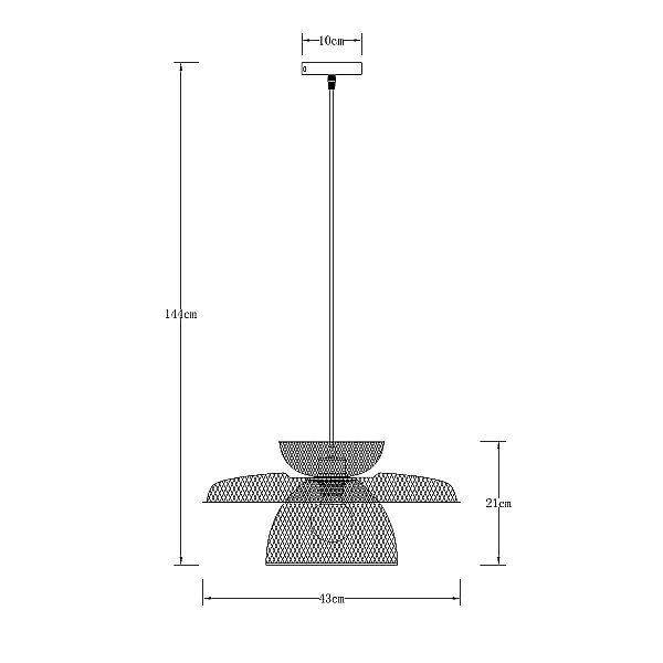 Подвесной светильник Arte Lamp CASTELLO A7067SP-1BK