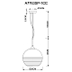 Подвесной светильник Arte Lamp Wave A7763SP-1CC