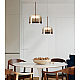 Подвесной светильник Delight Collection Equatore 9705P/S amber/copper