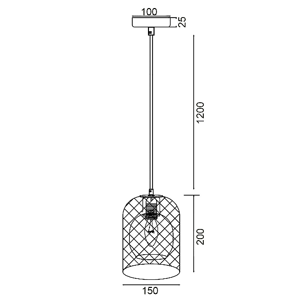Подвесной светильник Vele Luce Diodor VL6402P01