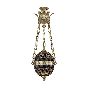 Подвесной светильник Bohemia Ivele Crystal 71000P/20 G Amber-Blue/H-1I Y8