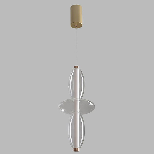 Подвесной светодиодный светильник Crystal Lux Quasar SP14W Led Transparent