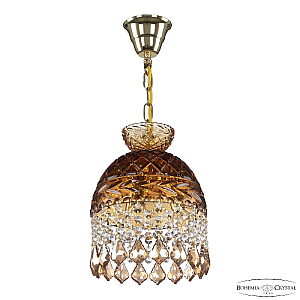 Подвесной светильник Bohemia Ivele Crystal 5478/22 G Amber/M-1F Leafs K721