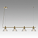 Подвесная люстра Lumion Moderni Corne 6596/4A