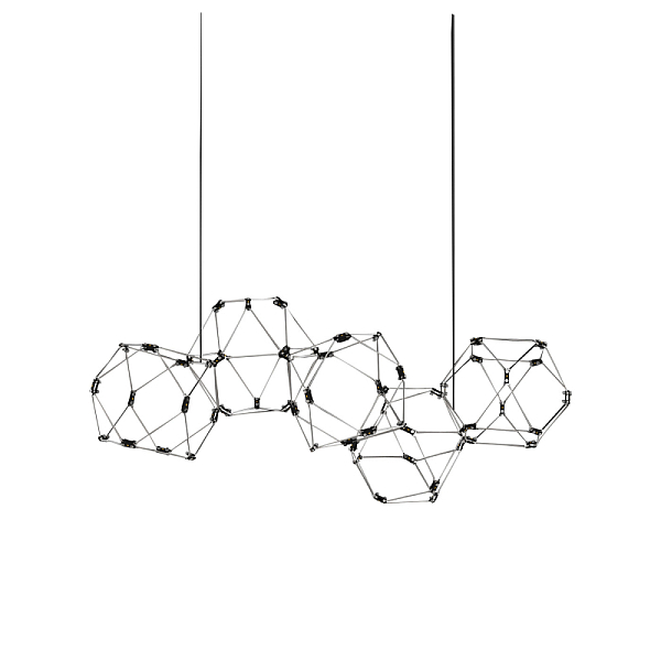 Подвесной светильник Delight Collection Lucciola MD18001068-5A chrome