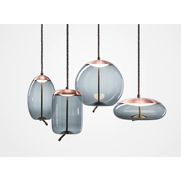 Подвесной светильник Delight Collection Knot 9966P/C copper/blue