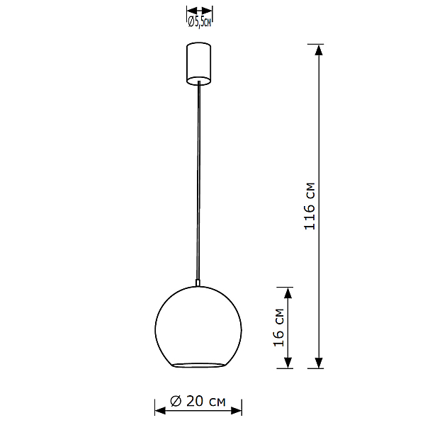 Подвесной светильник LightHall Aura 20 LH032010