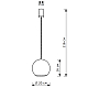 Подвесной светильник LightHall Aura 20 LH032010