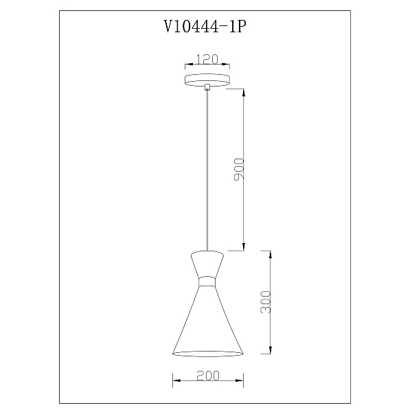 Светильник подвесной Moderli Pesaro V11555-1P