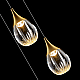 Подвесной светильник Delight Collection Stilla MD24001004-3A gold/clear
