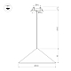 Подвесной светильник Arlight SP-MAKOTO-R300-10W Warm2700 (BK, 36 deg, 230V, TRIAC) 057219