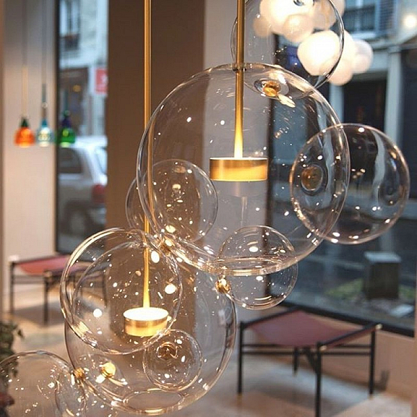 Подвесной светильник Delight Collection Bubbles KG0943P-1 gold