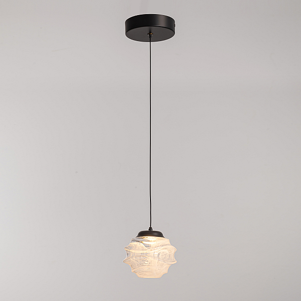 Подвесной светильник Delight Collection MD25030003-1A matt black/clear