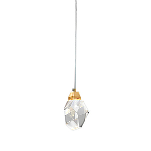 Подвесной светильник Delight Collection Crystal rock OM820083-1G (MD-020B-1 gold)