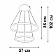 Люстра Vitaluce V2691DT-0/2S