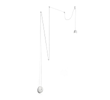 Подвесной светодиодный светильник Ideal Lux Tall SP1 Small Bianco 196794