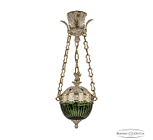 Подвесной светильник Bohemia Ivele Crystal 71000P/20AZ GW Clear-Green/H-1K Y8 FA1S