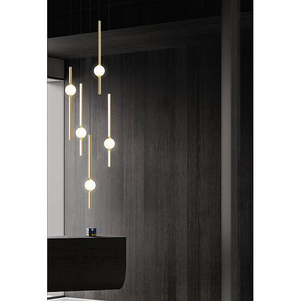 Подвесной светильник Delight Collection MD21001050 MD21001050-1A black/gold