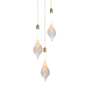 Подвесной светильник Delight Collection P98066-3 antique brass