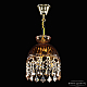 Подвесной светильник Bohemia Ivele Crystal 5478/22 G Amber/M-1G Leafs K721