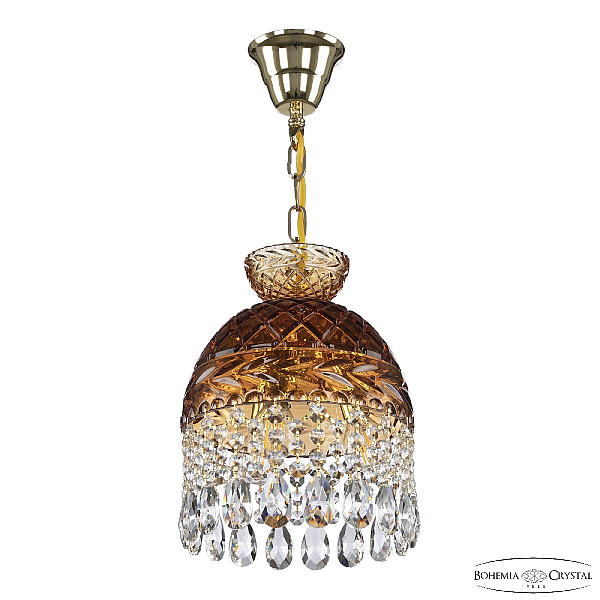 Подвесной светильник Bohemia Ivele Crystal 5478/22 G Amber/M-1F