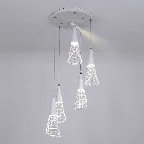Подвесной светильник LED4U L7106-6 WТ