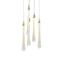 Подвесной светильник Delight Collection Teardrop OM801670-5-G