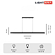 Светильник подвесной Lightera Baffin LE112L-180B WIFI