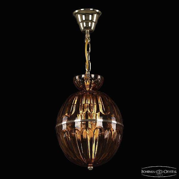 Подвесной светильник Bohemia Ivele Crystal 5480/22 G Amber/M-1H