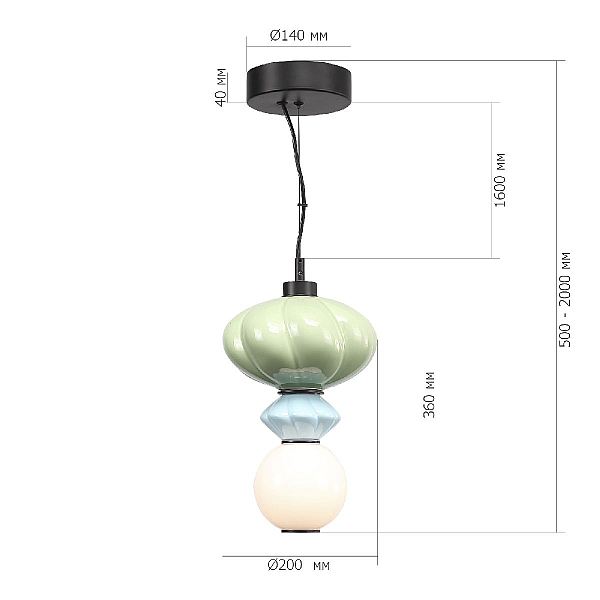 Подвесной светильник ST Luce Florentini SL6134.403.01