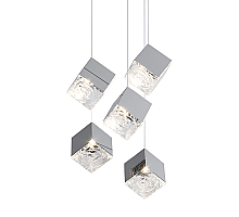 Подвесной светильник Delight Collection Pyrite 10301P/5 silver