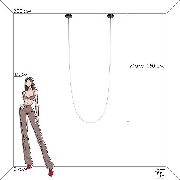 Подвесной светодиодный светильник Loft IT Lori 10230/5000