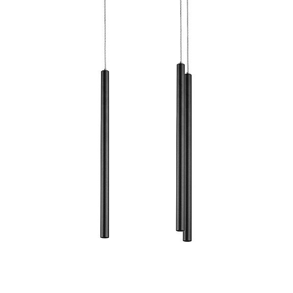 L3T747247 Люстра TUBO LED 15W 960LM 25G ЧЕРНЫЙ 4000K