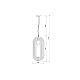 Подвесной светильник Garda Decor K2MP-95BR