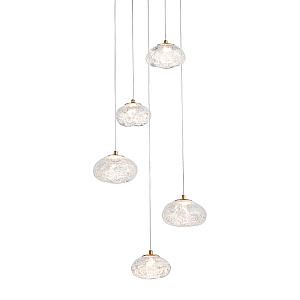 Подвесной светильник Delight Collection P98065-5 antique brass
