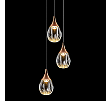 Подвесной светильник Delight Collection Stilla MD24001004-3A copper/clear