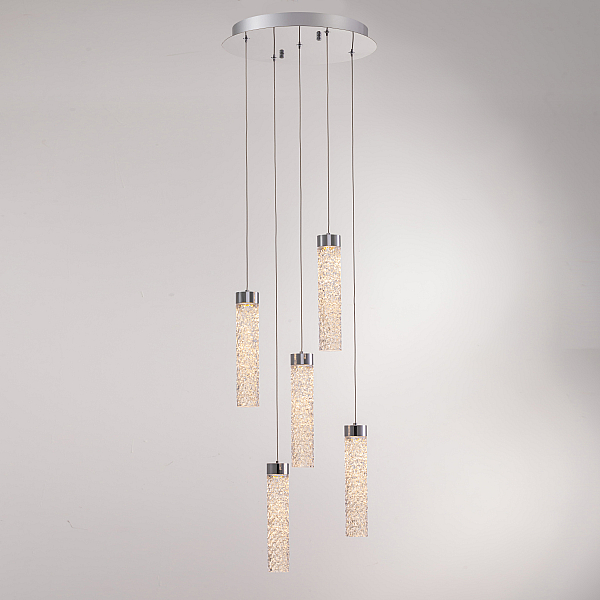 Подвесной светильник Delight Collection MD24030028-5A chrome/clear