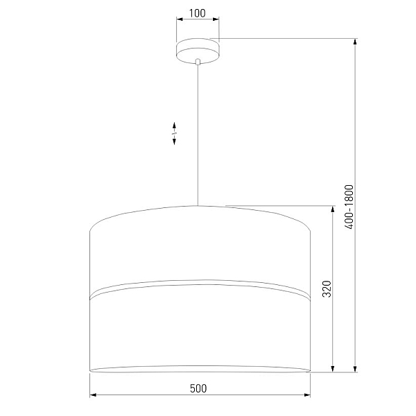 Подвесной светильник TK Lighting 534 Hilton