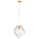 Подвесной светильник Crystal Lux NUESTRO SP1 GOLD/TRANSPARENT