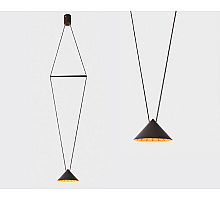 Подвесной светильник Italline IT03-1430 black/orange