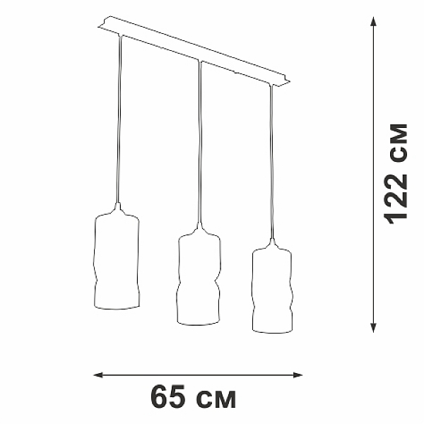 Потолочная люстра Vitaluce V4853-1/3S