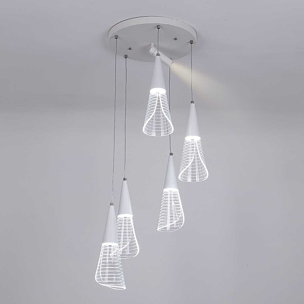 Подвесной светильник LED4U L7106-6 WТ