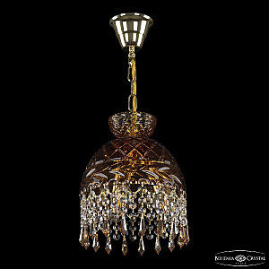 Подвесной светильник Bohemia Ivele Crystal 5478/22 G Amber/M-1F Drops K721