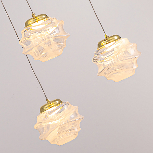 Подвесной светильник Delight Collection MD25030003-5B gold/clear