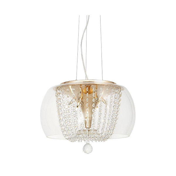 Подвесной светильник Lumina Deco Disposa LDP 7018-400 PR+F.GD