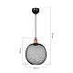 Подвесной светильник Toplight Beatrix TL1602H-01BK