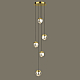 Подвесной светильник Delight Collection MD24001033-5A gold/clear