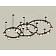 Комплект подвесного светильника Ambrella Light Techno Ring XR92222100 (A9222, A9227, C9233, C9242, C9238, C9232, N8126, N8124)